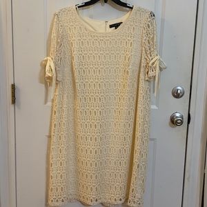 Madison Leigh ivory lace dress 20W